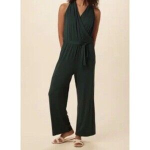 Amour Vert Agnes Dream Knit Jumpsuit Women's Sz3x Green Sustainable Comfort USA